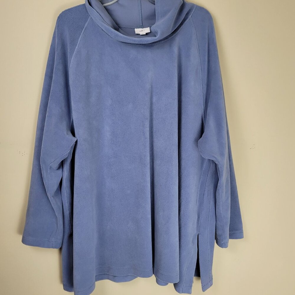J. Jill Fit Turtleneck Tunic Light Blue - Picture 4 of 10